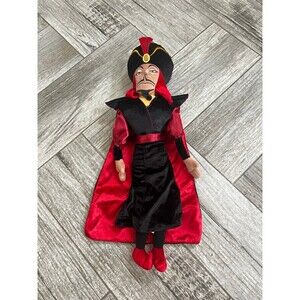 Authentic Disney Store Aladdin JAFAR Large Plush Villains Doll Stuffed Toy